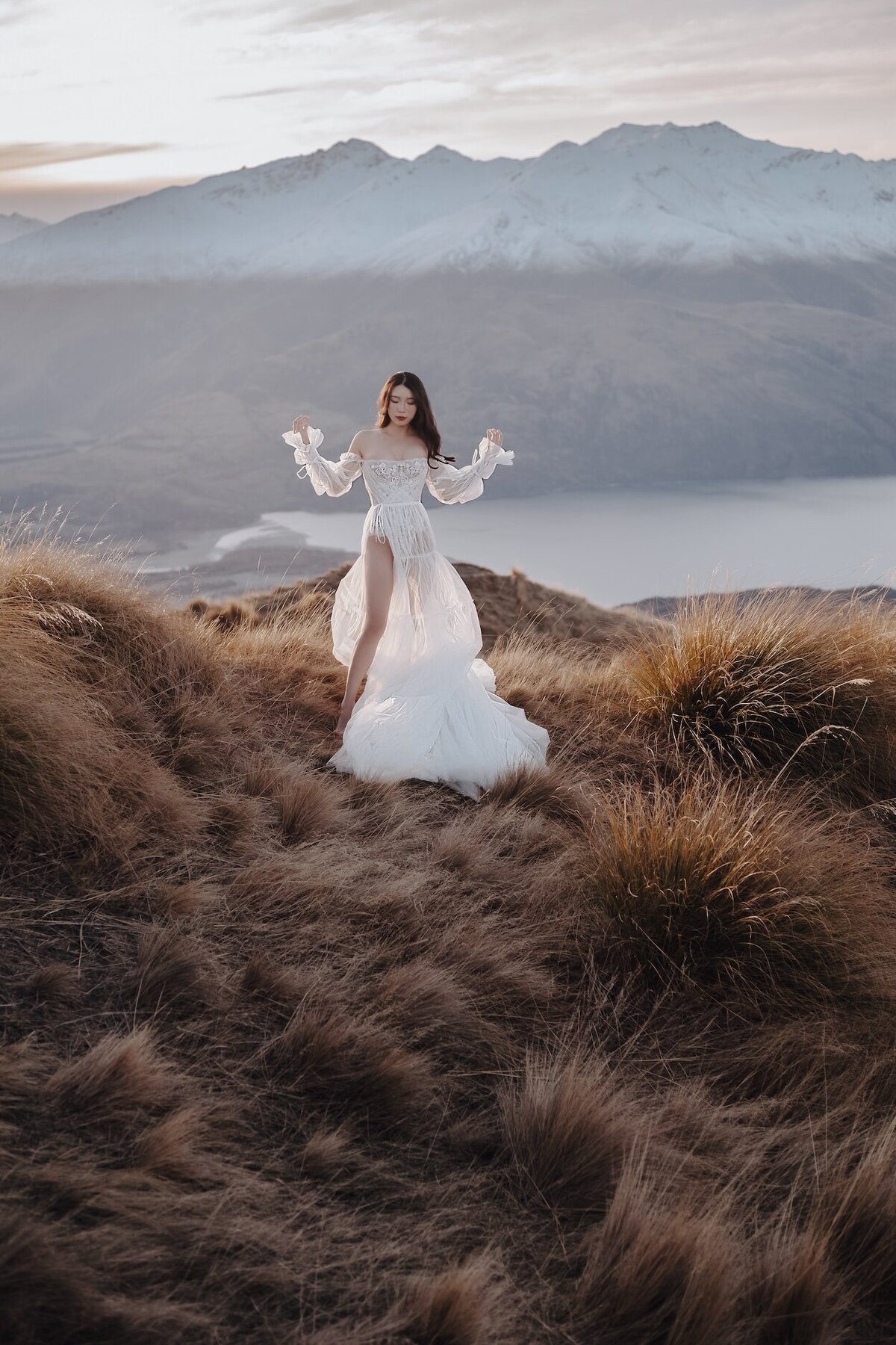 Helicopter Wedding, Coromandel Peak, Wanaka.