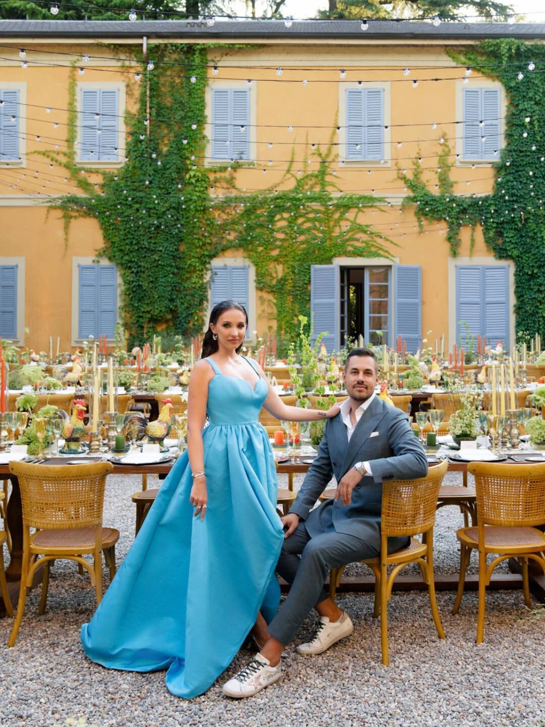 Destination Wedding Italy Welcome Party at @villaerba_antica_gastel Alejandra Poupel26