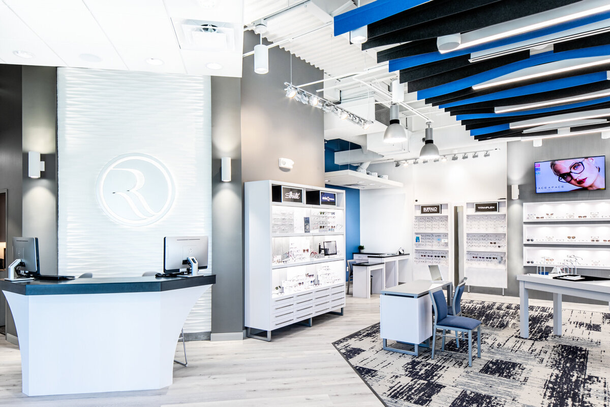 Commercial Interiors Kansas City Architecture Photographer Ridgeview Eyecare for Meyer Brothers
