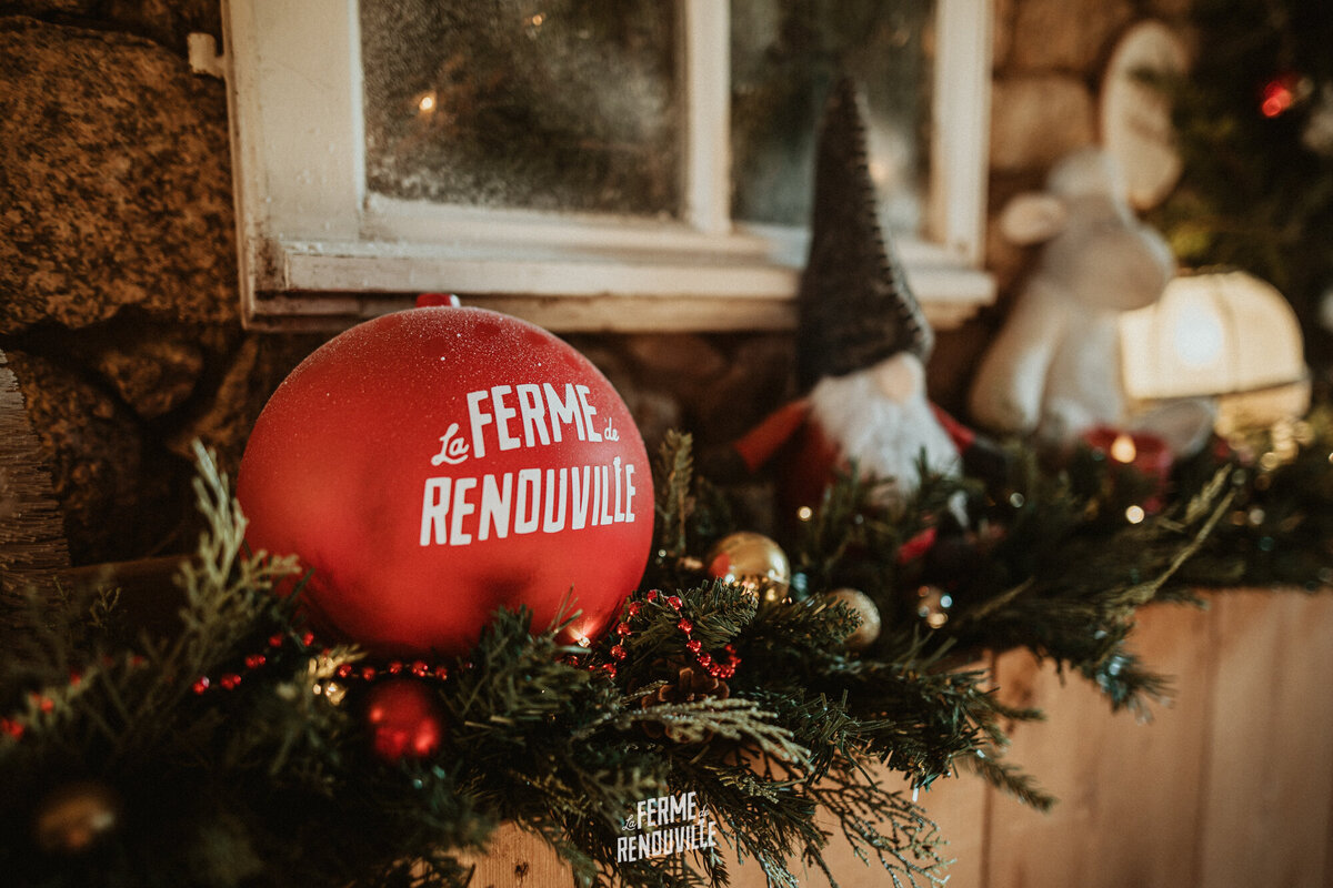 Boule de Noël Ferme de Renouville