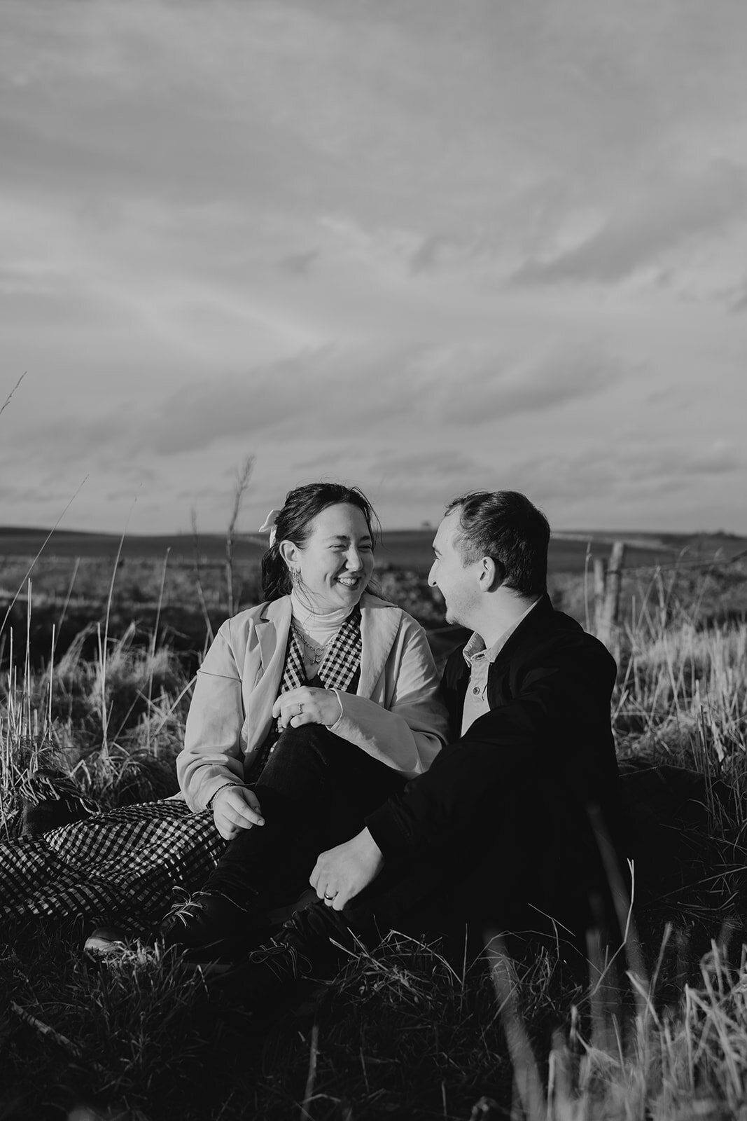 Aberdeenshire Engagement and Couple Photo Session at Dunnottar Castle-31
