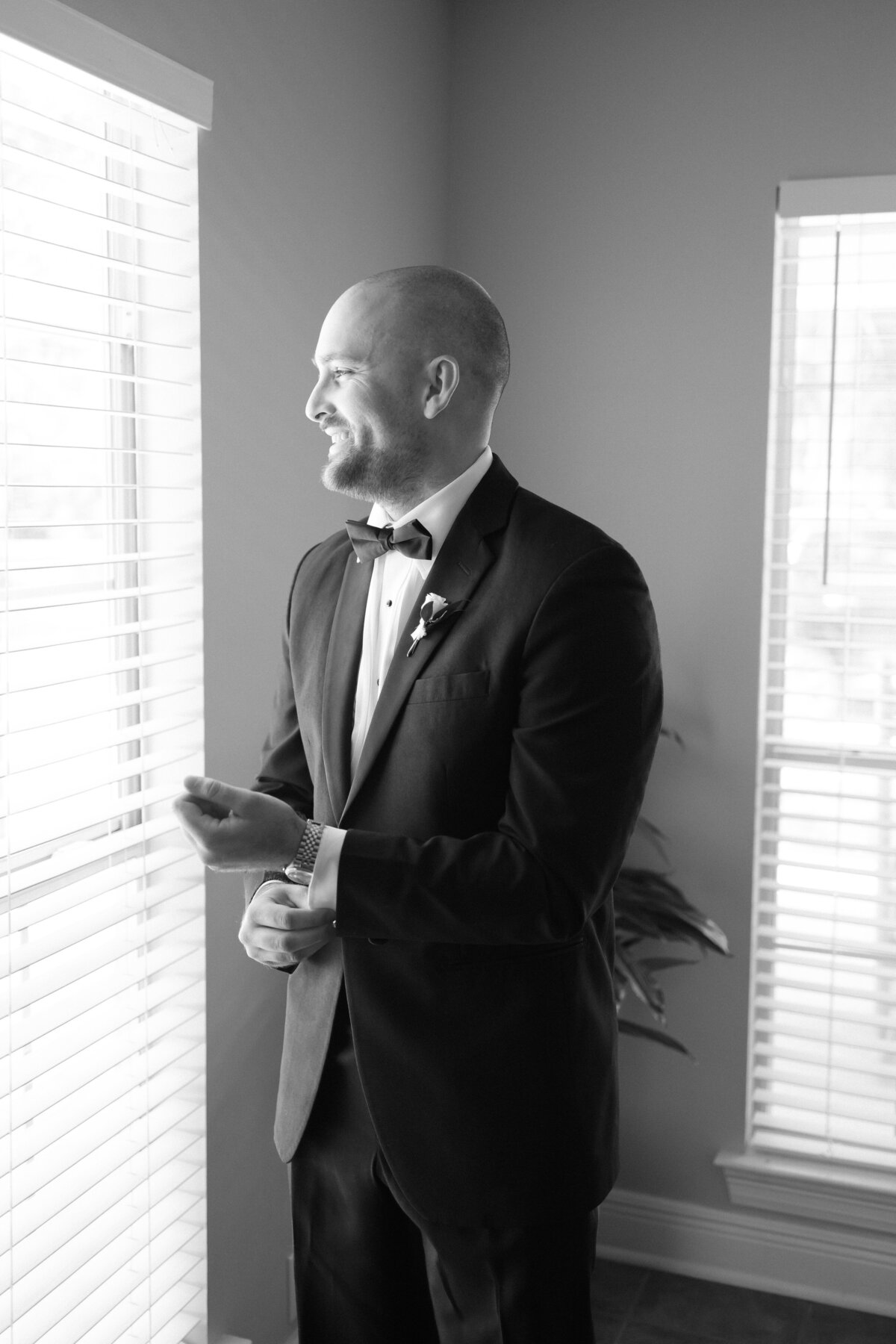 Groom Prep New Orleans Wedding Photographer