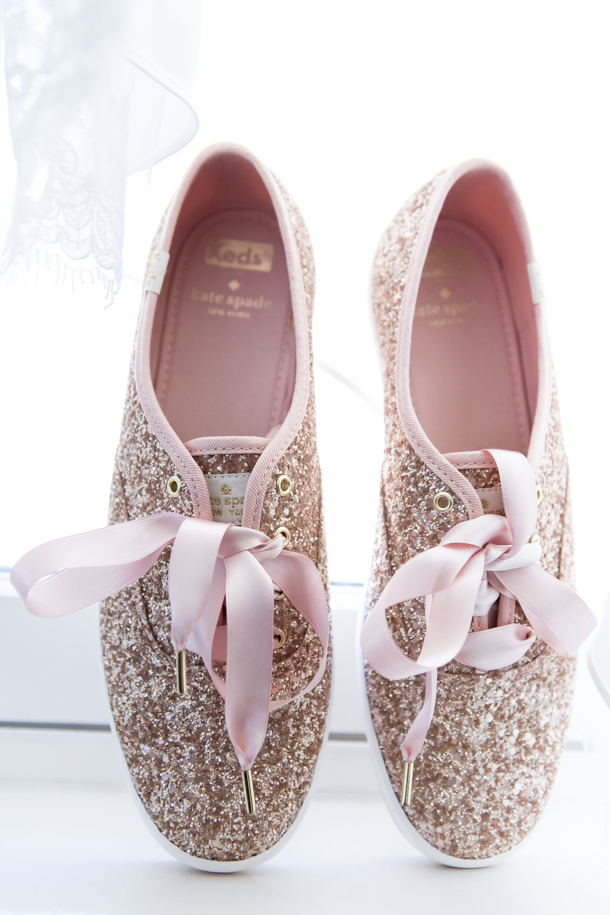 Sparkly Pink Bridal Shoes