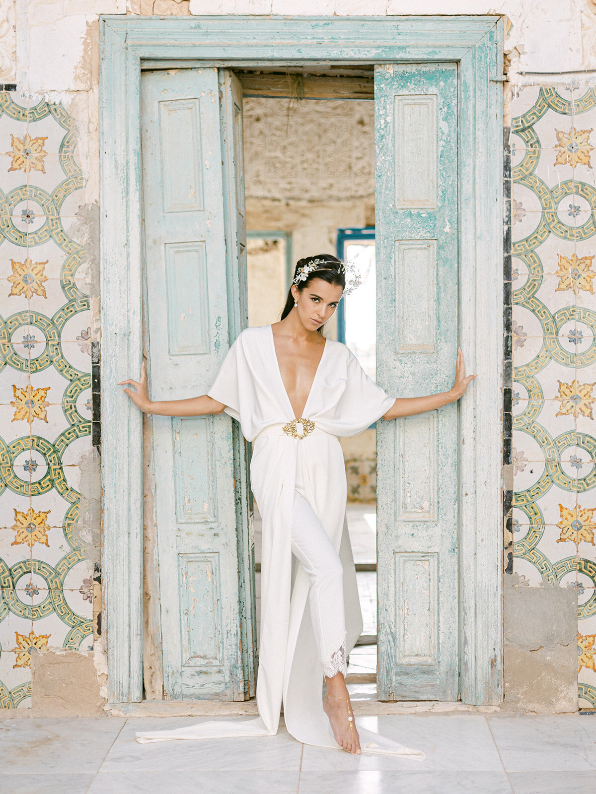 Oriental mystery fashion shoot at palais Ben Ayed - Tunisia - Veronique Lorre Destination artistic direction florist18