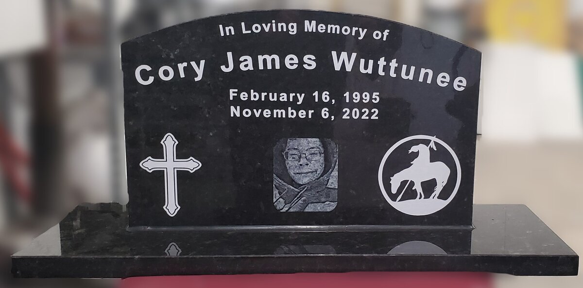 custom engraving first nations headstones