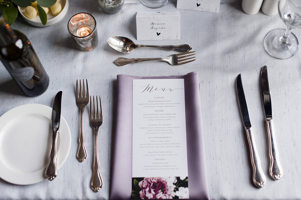 Mauve napkin Wedecor
