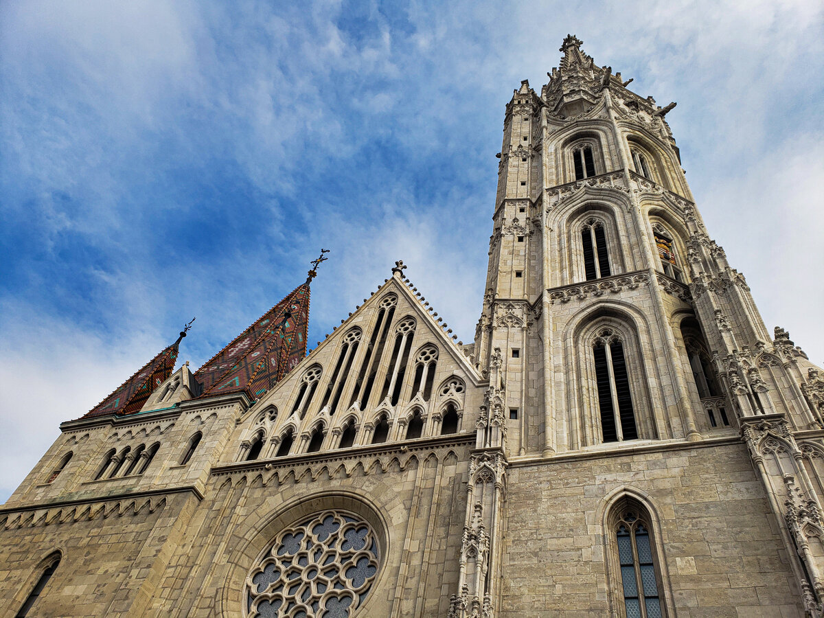 Matthias Church in Budapest, Hungary. Gothic Architecture