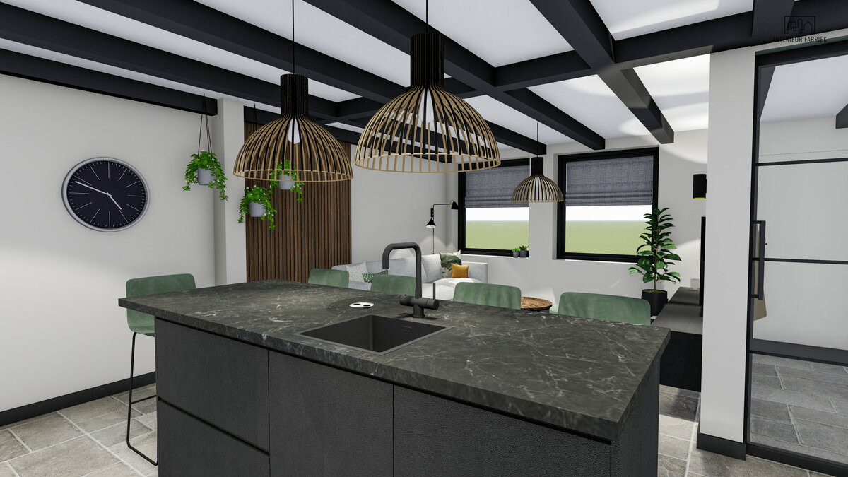Interieurdesign Woerden, Interieurontwerpstudio Woerden, Interieurontwerper Woerden, Interior design Woerden, Interieurstudio Woerden, Interieur ontwerpen Woerden, Interieur ontwerp Woerden, Interieurinrichting Woerden, Interieurstylist Woerden, Badkamerontwerp Woerden, Badkamer Woerden, Zwarte kranen, Zwart toilet, toilet, Keukeneiland Woerden, PVC vloer Woerden, Washok ontwerp Woerden, Slaapkamer ontwerp, kantoorontwerp, beton cire wand Woerden, Ligbad Woerden,