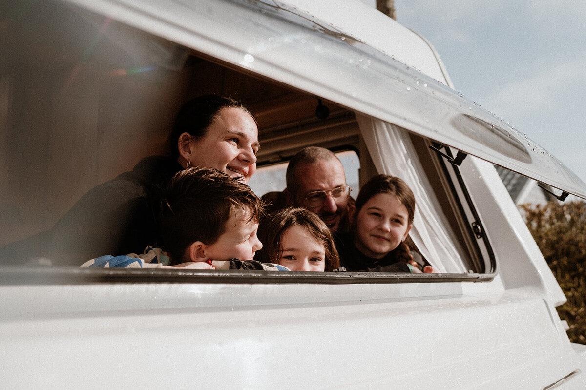 Fotoshoot op de camping in Zeeland