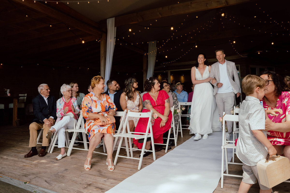Weggeven vrouw bruiloft