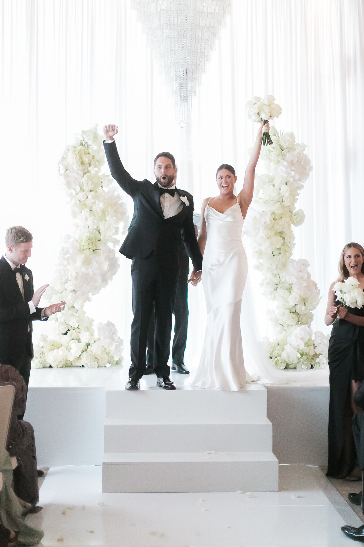 Luxe Black and White Wedding at Palms Casino Resort in Las Vegas - 30