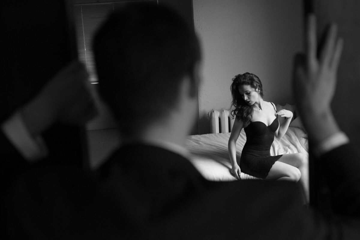 Couples boudoir in the Dolomites