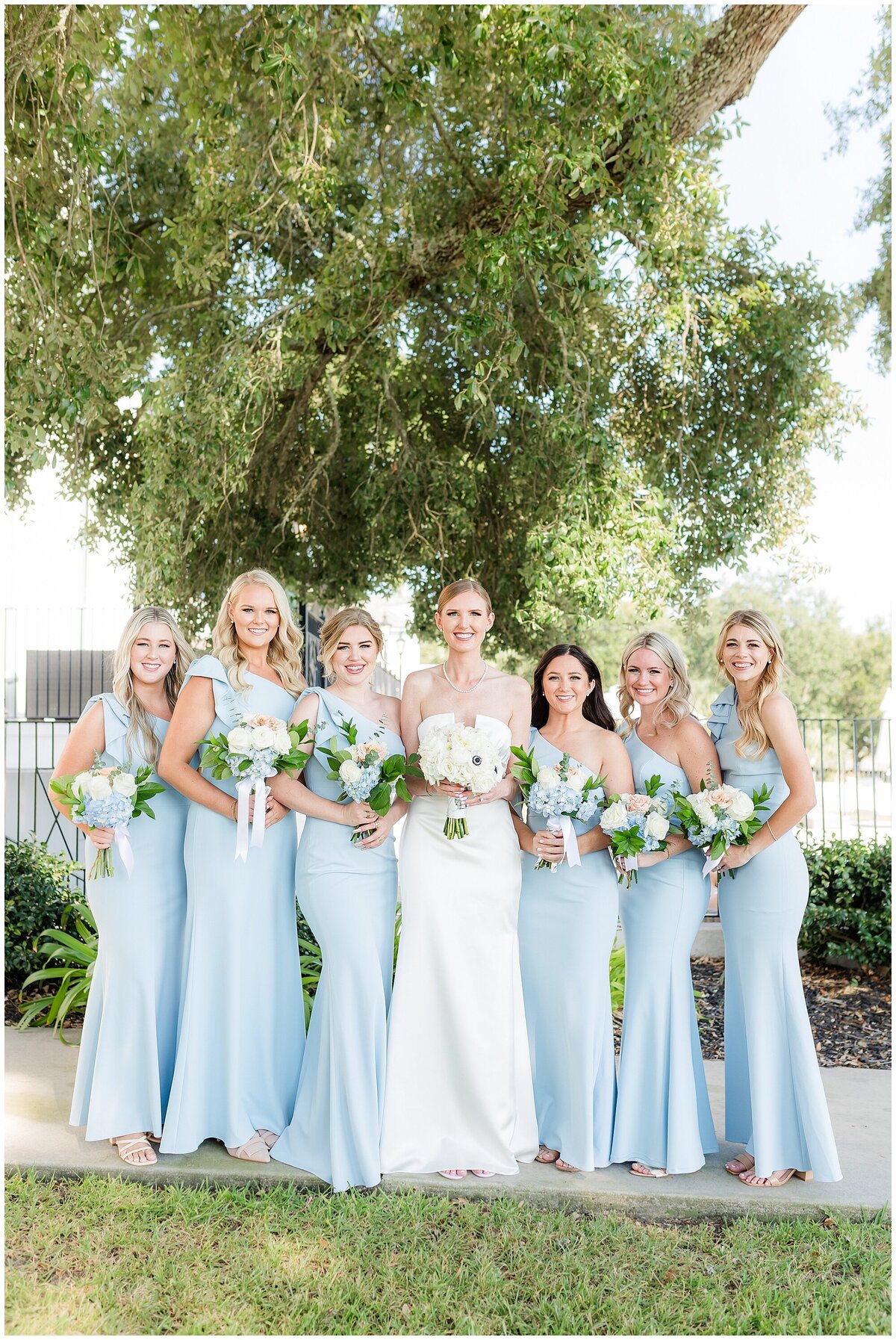 wedding party portrait at the white house hotel