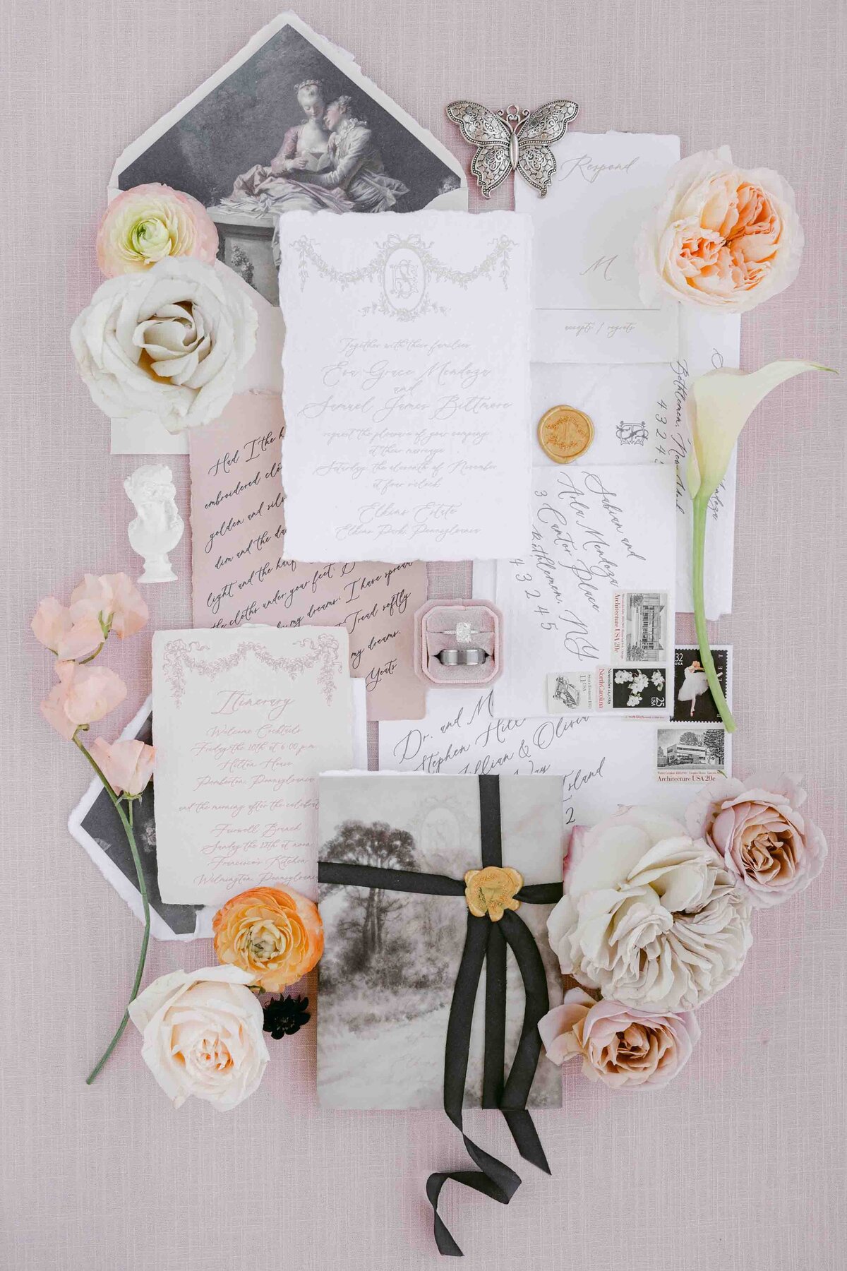romantic-pink-European-wedding-invitations