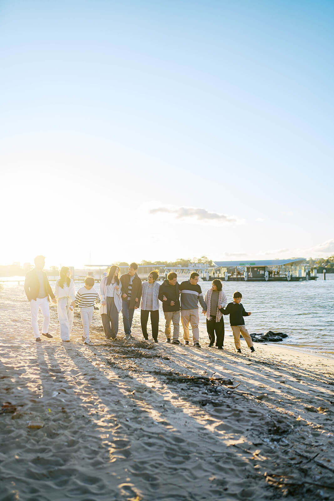 sydney-extended-family-sunset-photo-at-the-beach