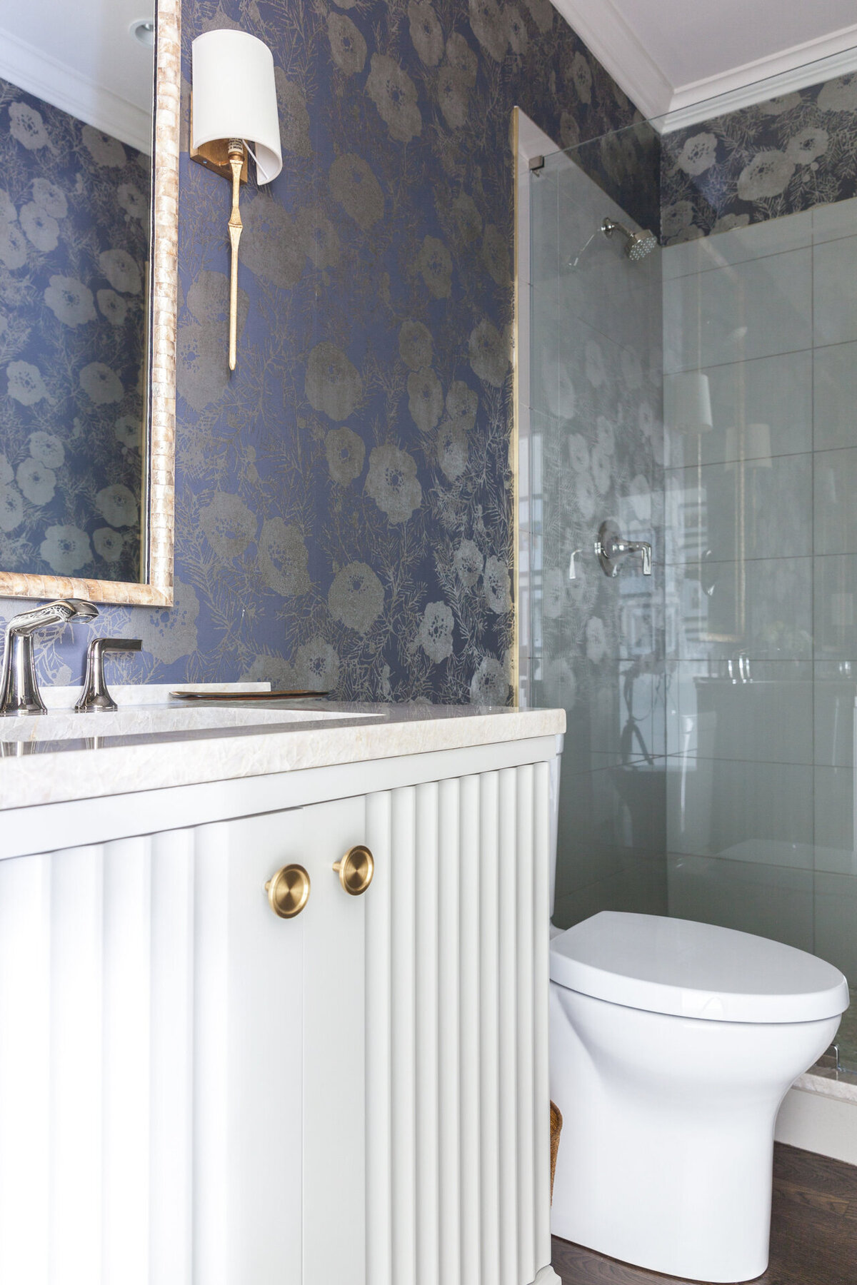 Buckhead Empty Nesters Bathroom by Alpharetta Interior Designer Morse Design