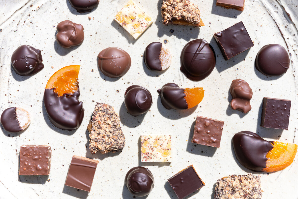 chocolate pieces