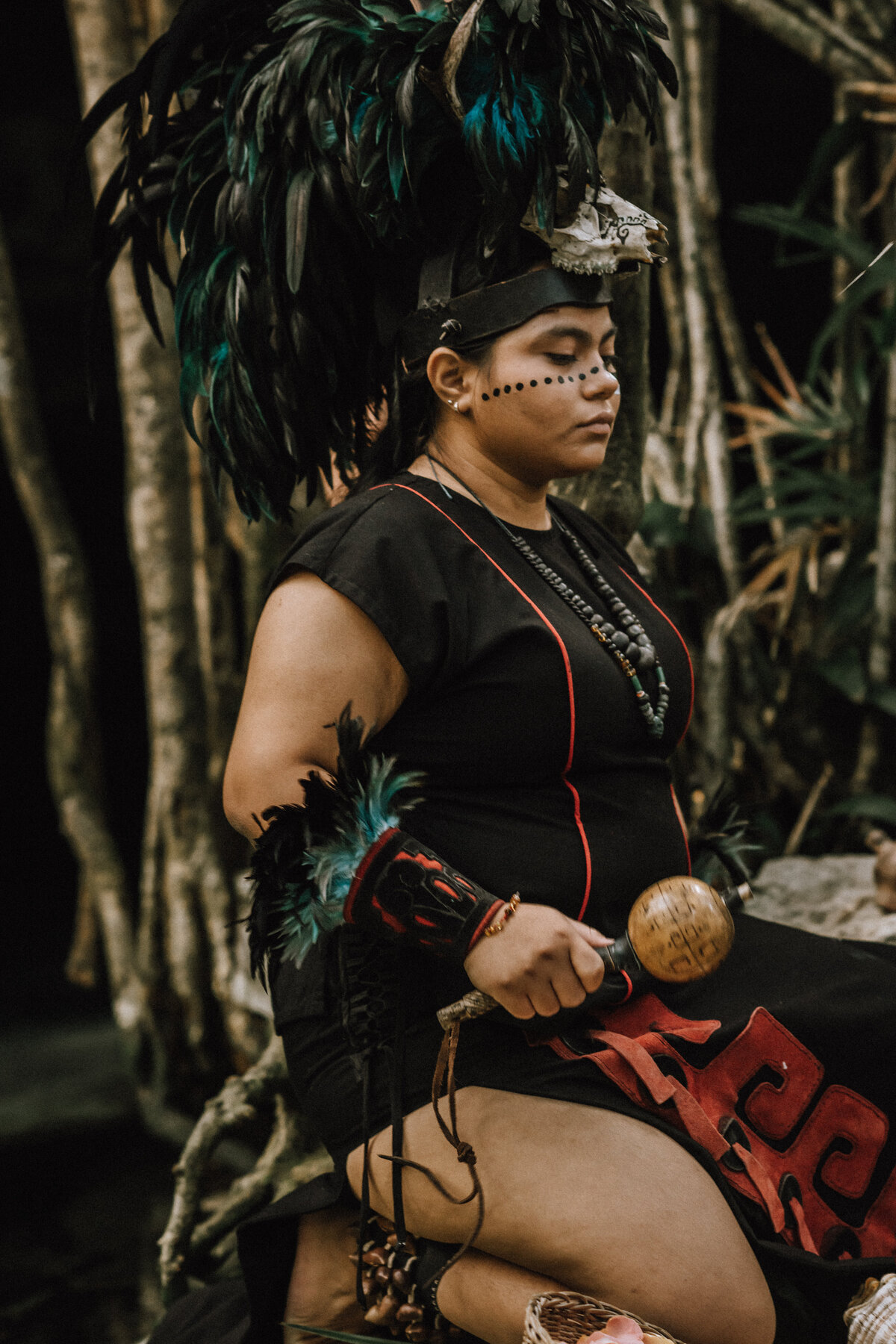 Mayan Wedding Ceremony at a Cenote in Tulum