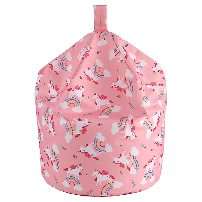 Pink Kids Unicorn Outdoor Bean Bag _ Outdoor & Garden _ George at ASDA