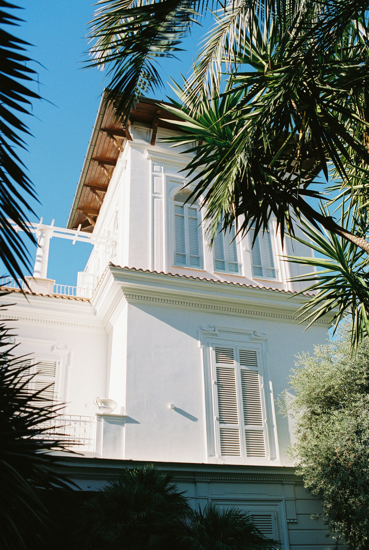 exterior photo of villa silvana on 35mm film