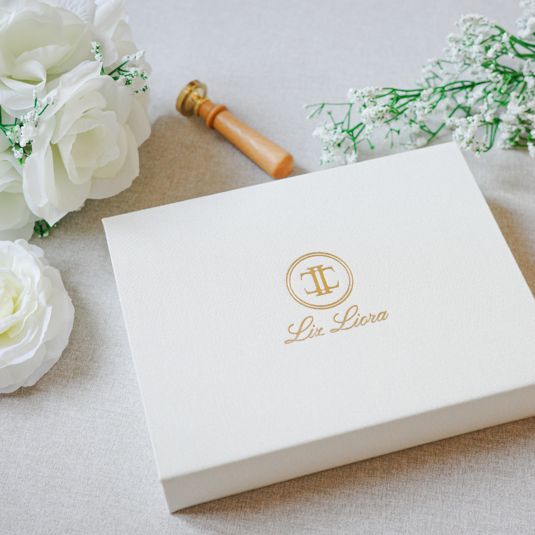 Liz Liora keepsake box for your custom wedding invitations