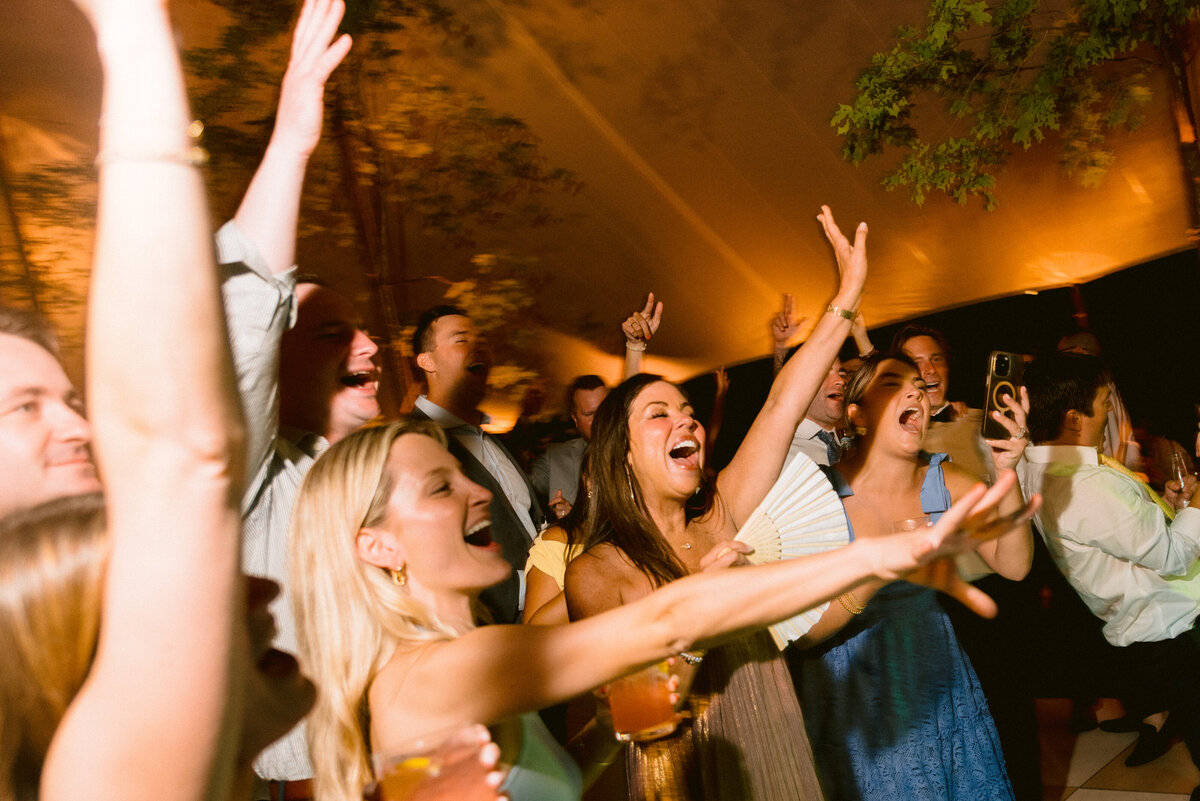 Tented wedding at Willow Hill in Connecticut by Gathered East
