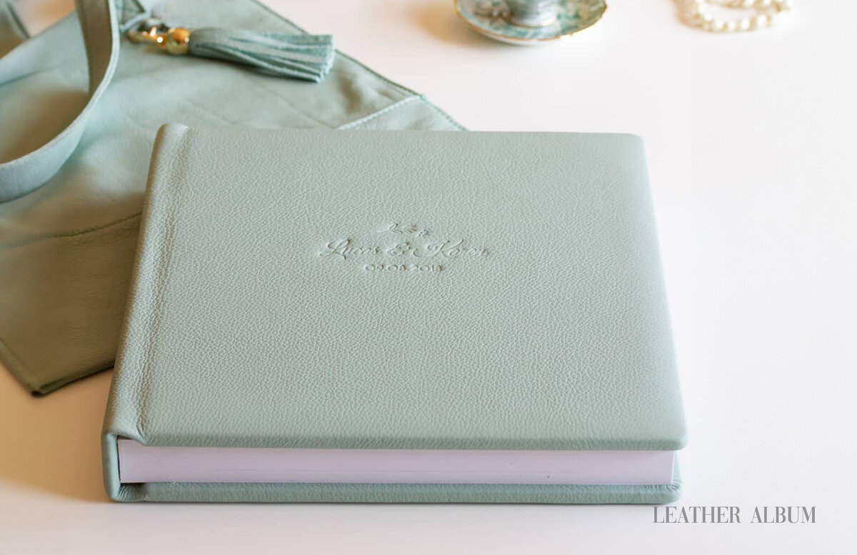 028 - pg 54-55 - Spread - Leather Album