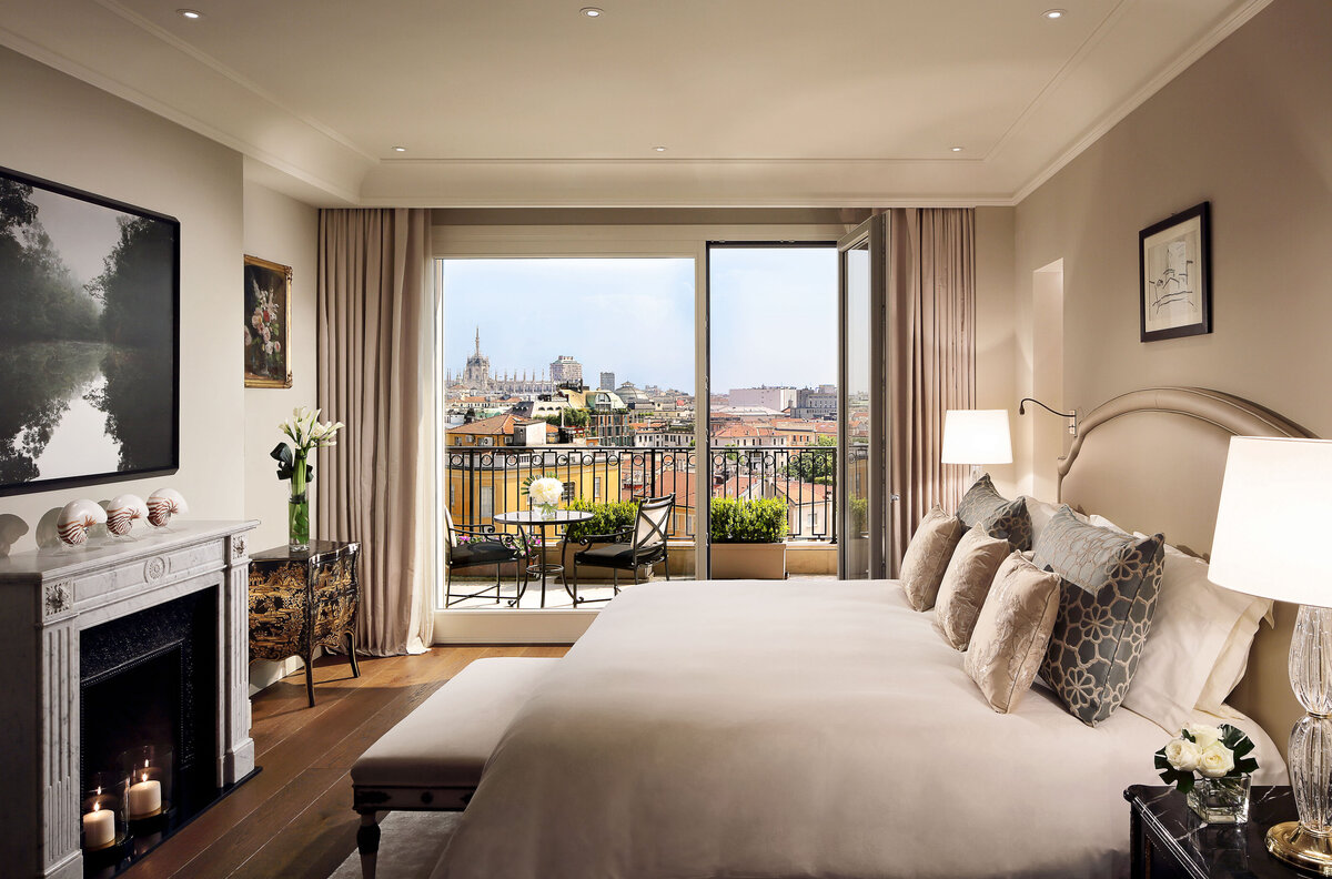 Palazzo Parigi Hotel Grand Spa - Milan - Luxury Boutique Hotel -Imperial Suite_master bedroom