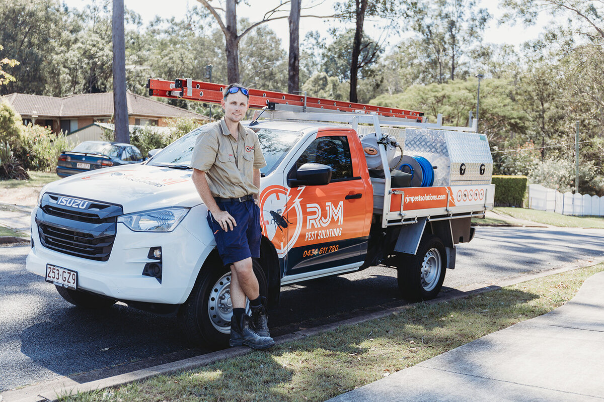 Pest control branding photography