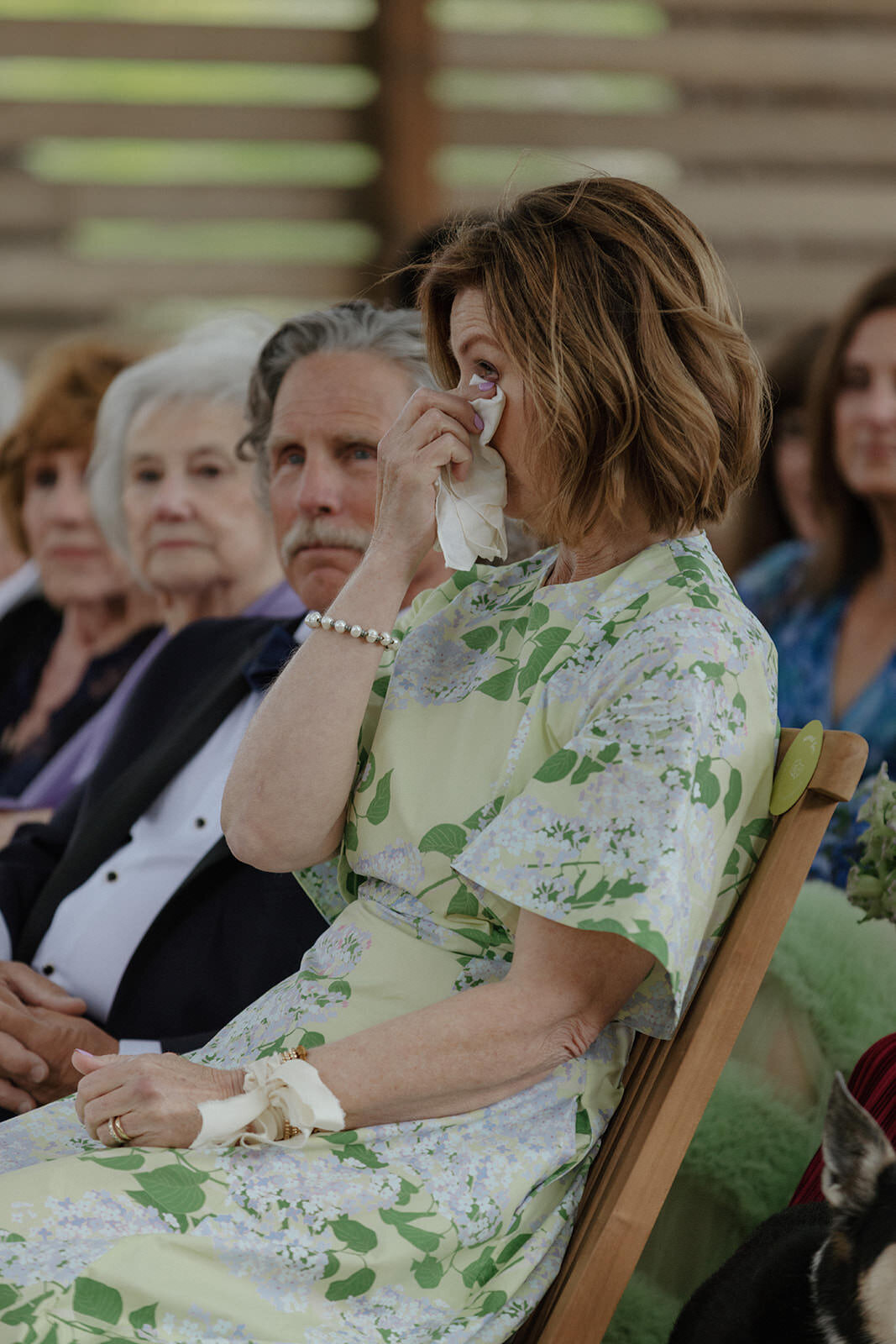 Retro motel chic wedding ceremony at Bodega Los Alamos - 73