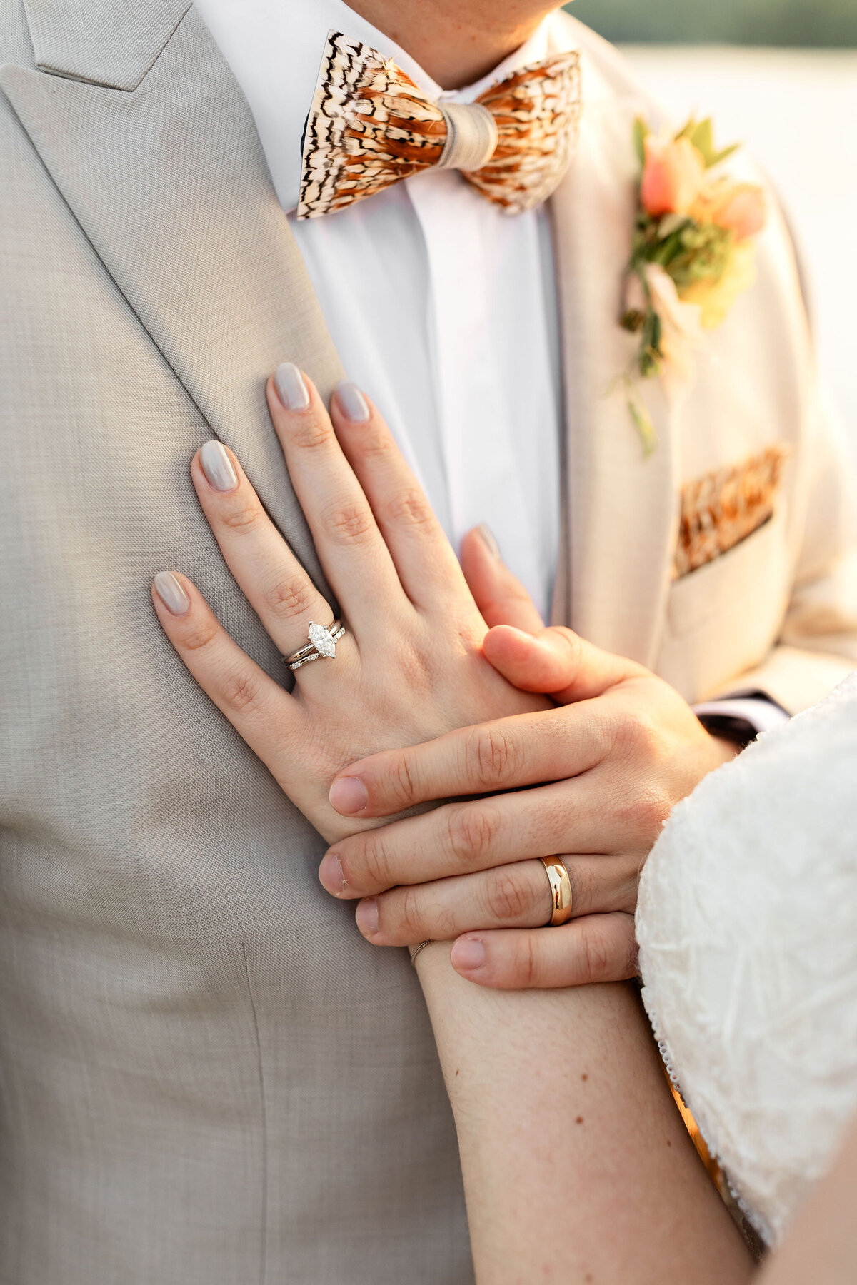 Sunset Wedding Portraits - Verve Event Co. - Lake House on (1)