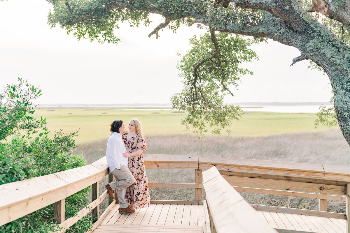 Sydni Media Wimington Photography Wilmington NC North Carolina Photographer Videographer Videography Atlantic Beach Wedding Weddings Raleigh NC Wrightsville Manor River Dunes Austin & Amber's Engagement Session-53