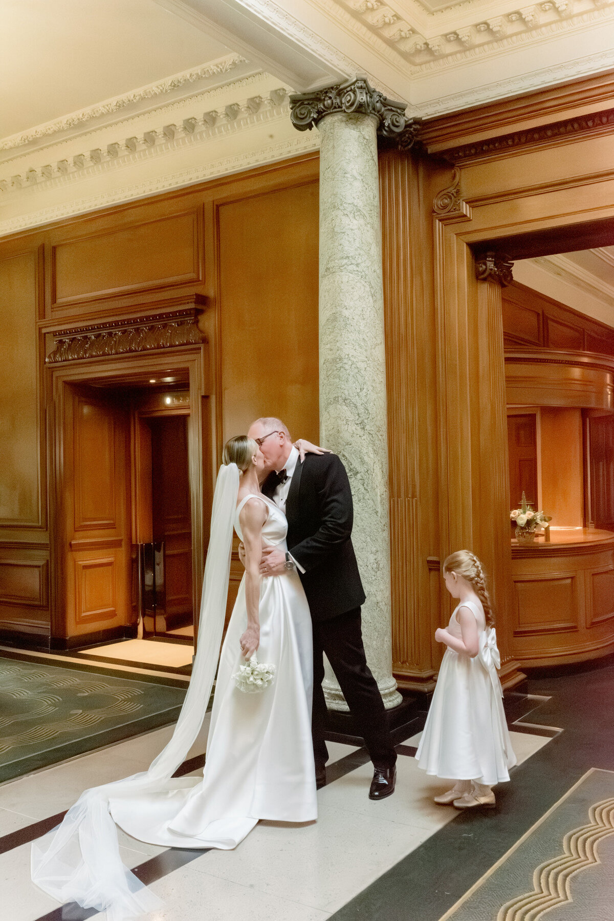 Editorial candid wedding photograph of Bride and Groom in the Gleneagles Hotel. Image by Scotland wedding photographer, Jill Cherry Porter.