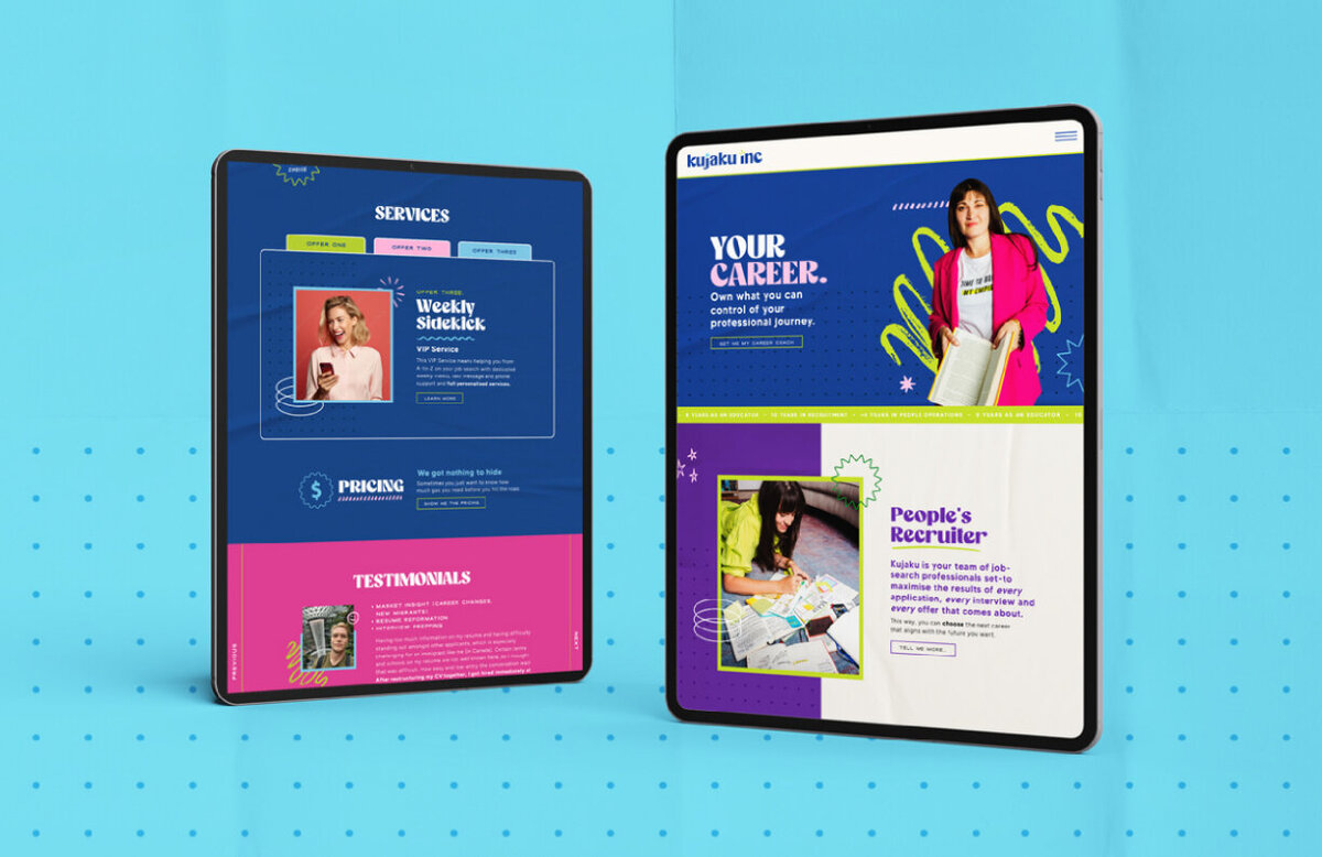 Bougie yet refined Showit website design style for a luxury lifestyle curator