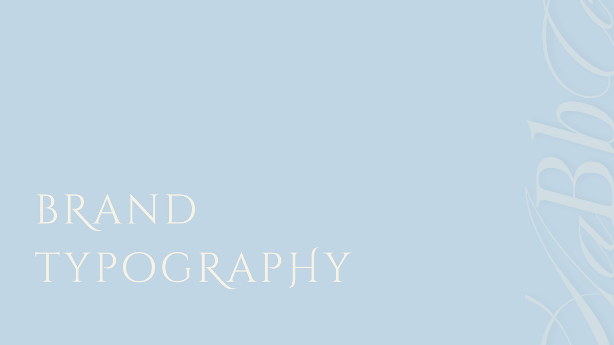 Brand Typography