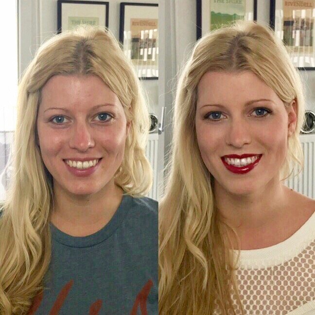 Before and After Natalie Setareh Makeup Artist Magie Giele