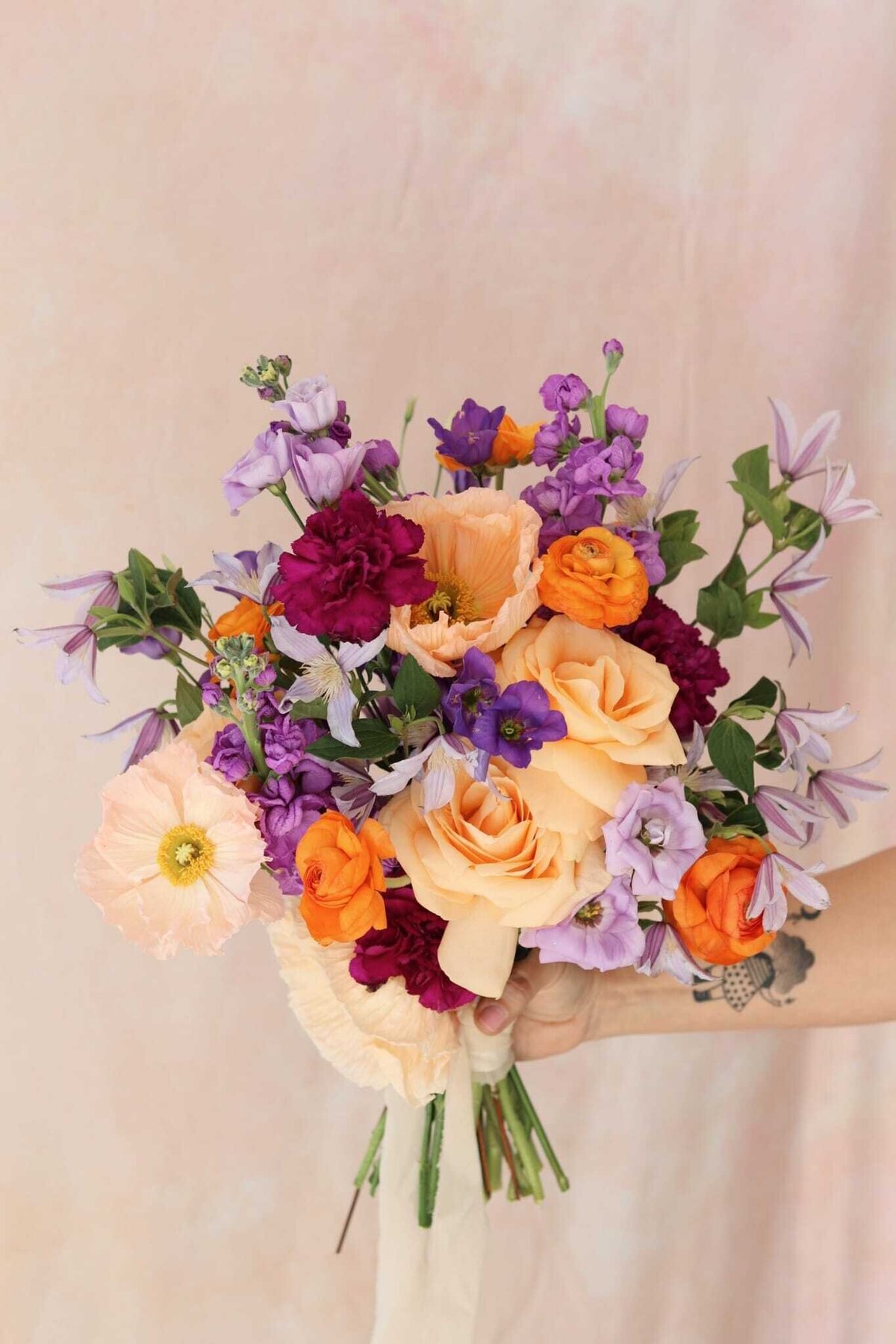Bouquet de mariée élégant à Toulon