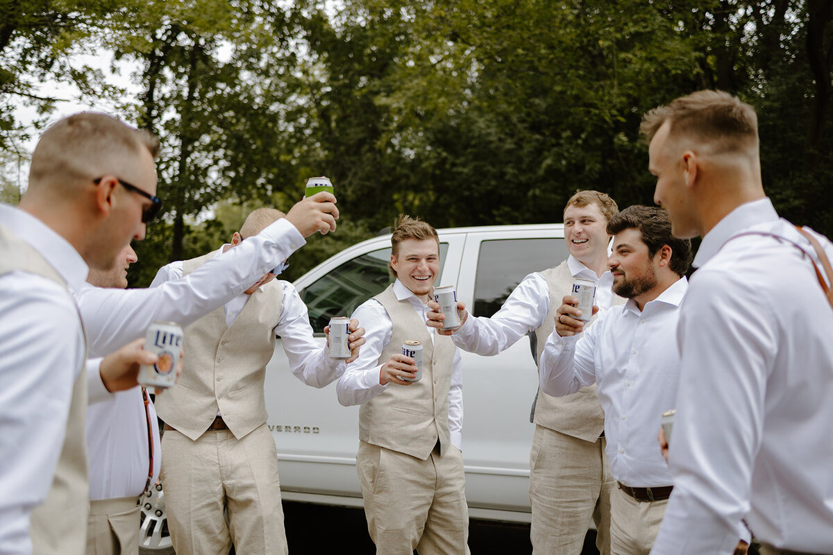 Hebron Illinois Wedding Groomsmen