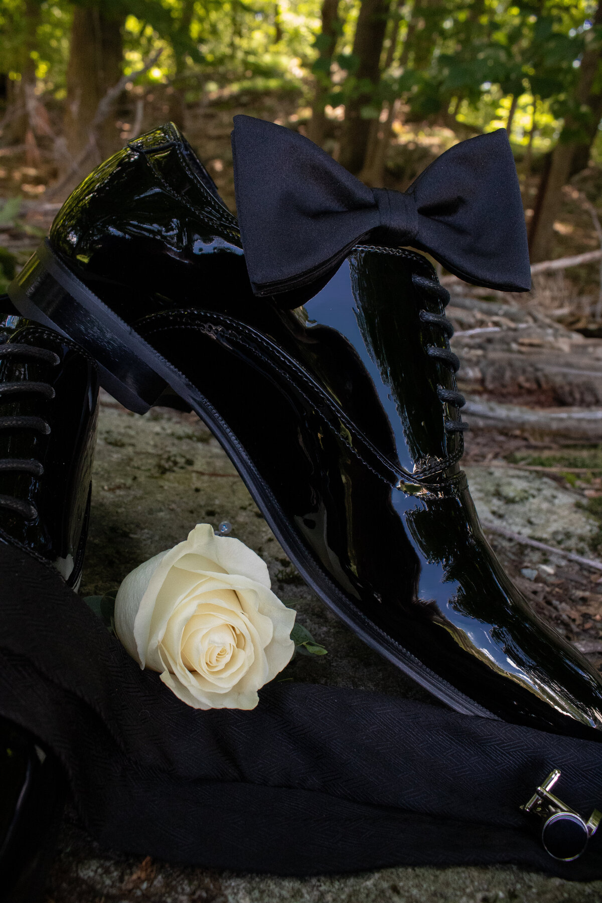 Groom Details at Perona Farms Wedding