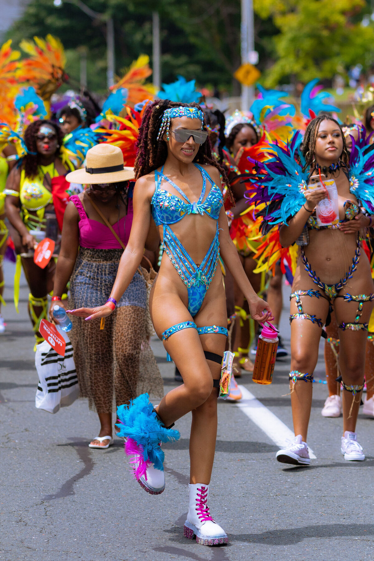 Photos of Masqueraders from Toronto Carnival 2023 - Sunlime Mas Band - Medium Band of The Year 2023-179