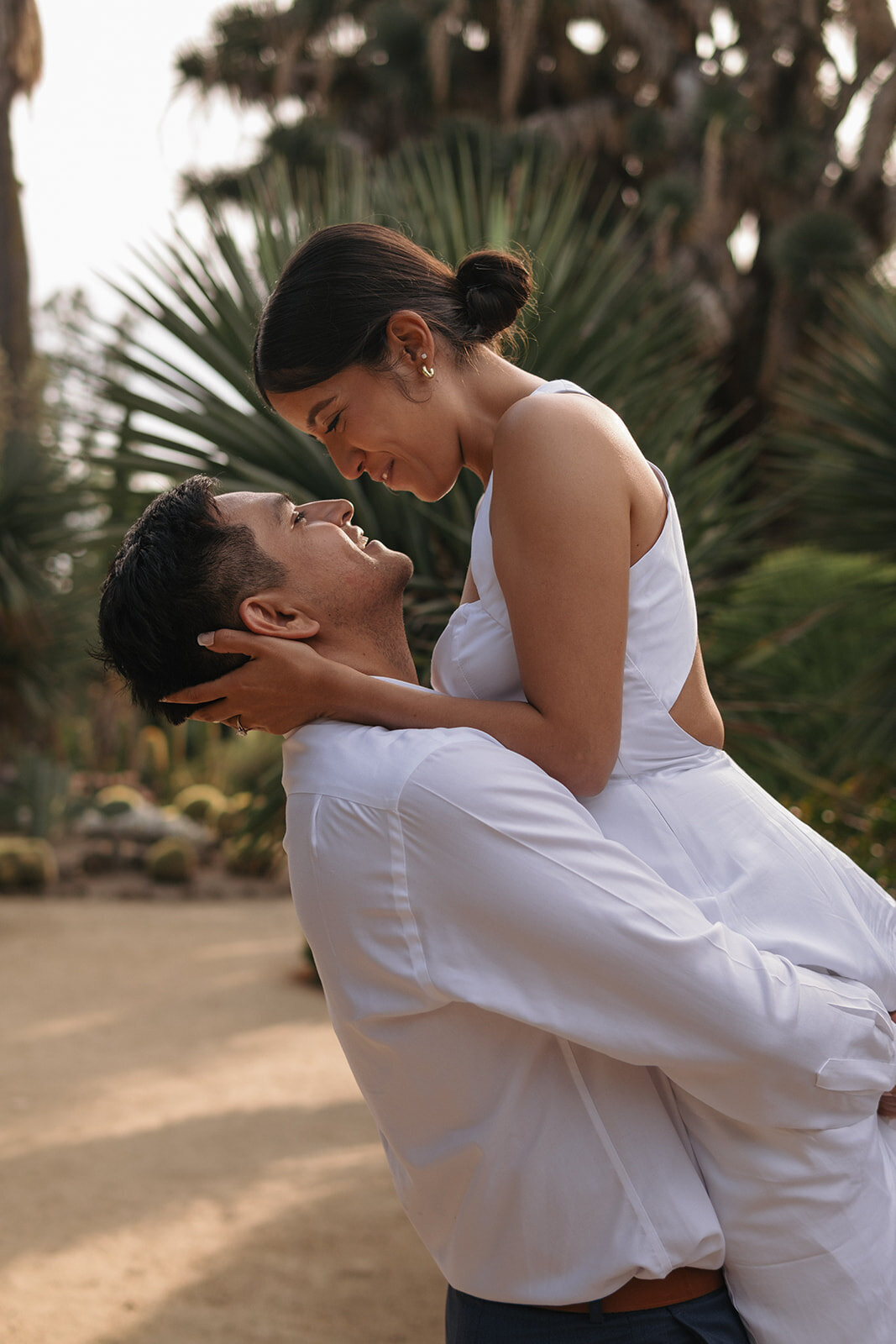 Pulgas Water Temple & Arizona Cactus Garden Engagement Session B+S-176_websize