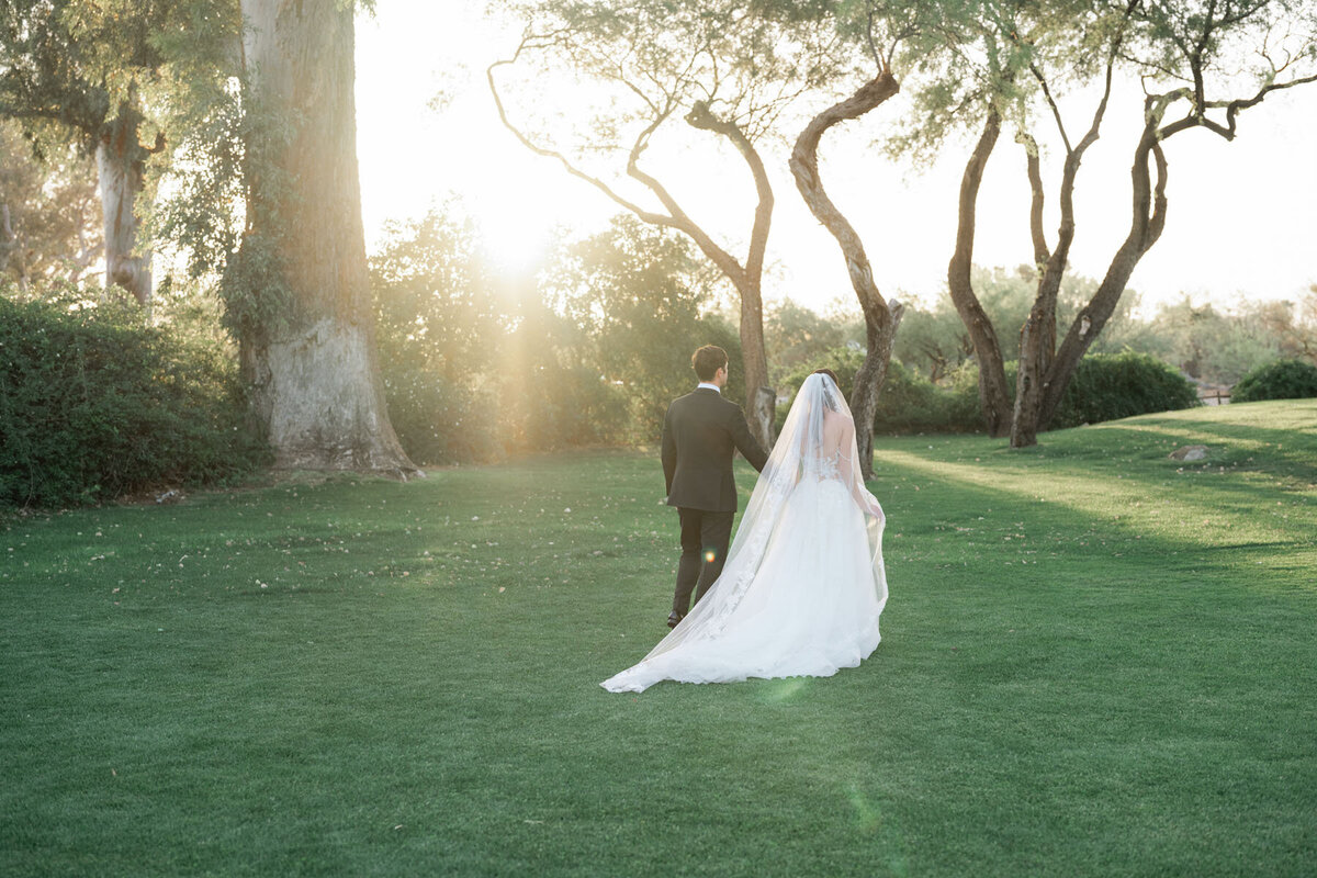 La Mariposa Tucson reception area wedding photo Arizona