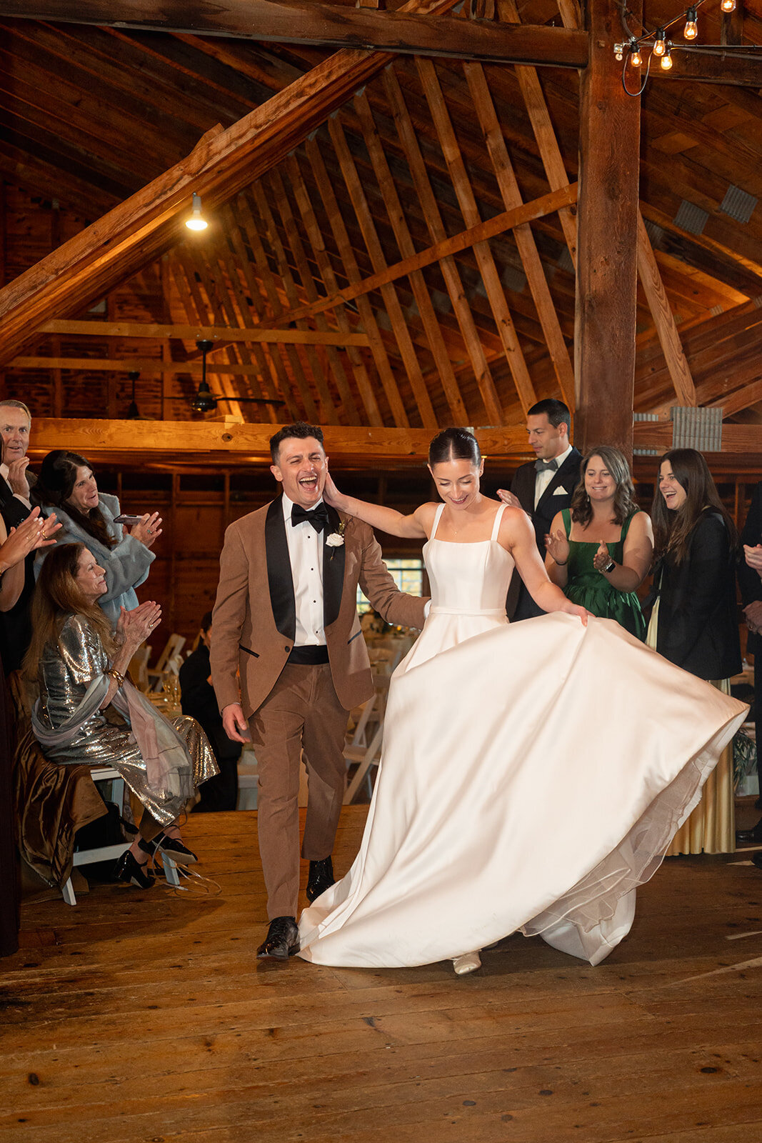 14-couple-grand-entrance-rustic-wedding-new-york