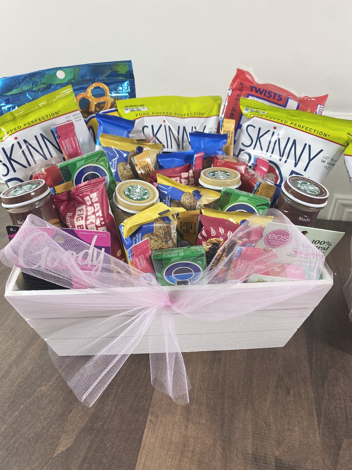 Delivery Nurse Gift Basket with Snacks Drinks and Coffee