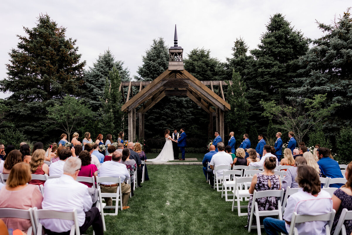 A wedding ceremony in Plainfield.