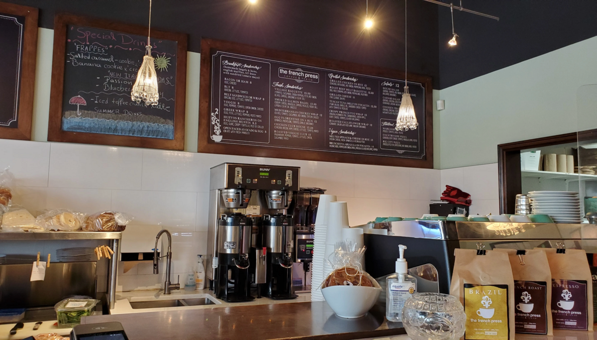 the french press regina menu