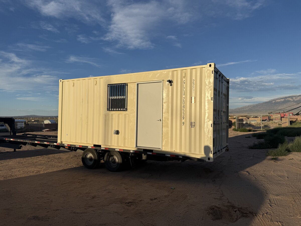 Mobile Shipping Container Office Build by GSC