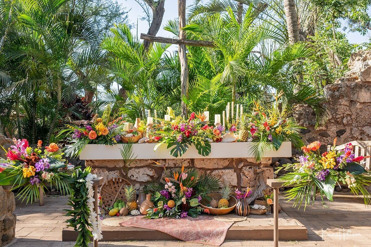 Rustic Hawaiian Ruins Venue