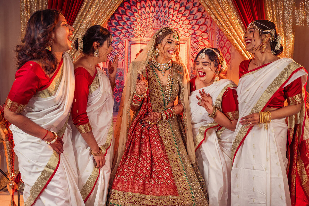 Toronto indian bridal portrait