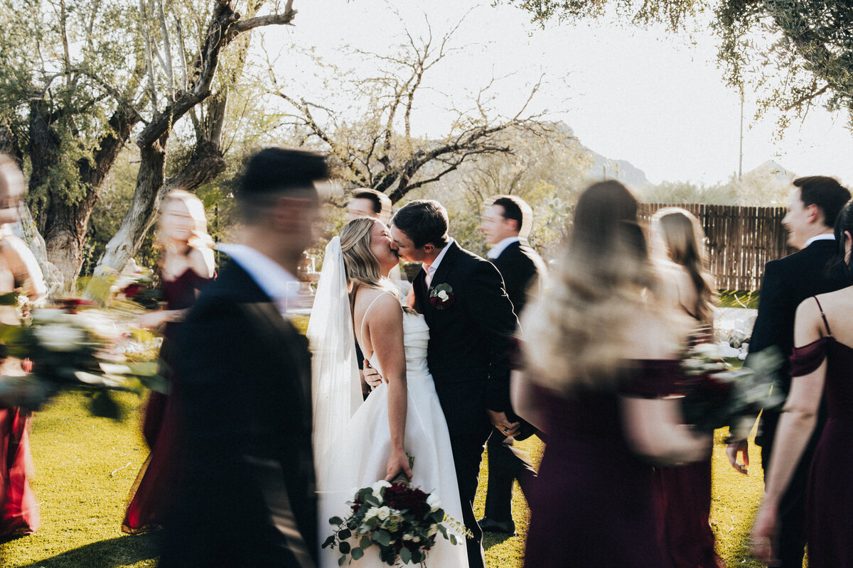 Bridal party at Oasis Wildhorse Ranch
